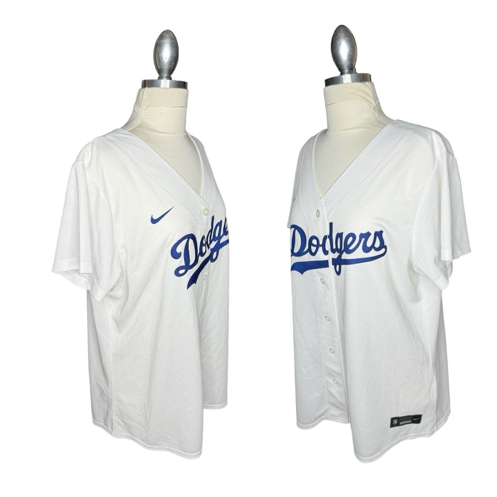 NWT Nike Cody Bellinger White Los Angeles Dodgers  Name Jersey SZ XXL women’s - Picture 7 of 12